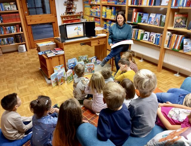 Besuch Schulanfänger Kindergarten Oktober 2023